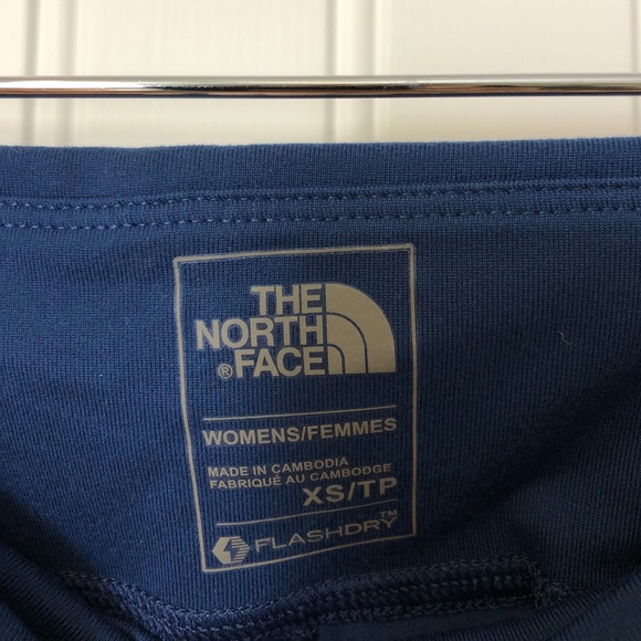 The North Face Blue Cropped Leggings Sz XS - Picture 3 of 3
